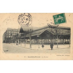 92 LEVALLOIS-PERRET. Le Marché 1910