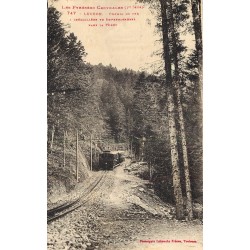 31 LUCHON. Crémaillère de Superbagnères dans la Forêt 1933