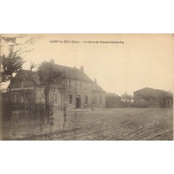 60 LE PLESSIS-BELLEVILLE ERMENONVILLE. La Gare 1923