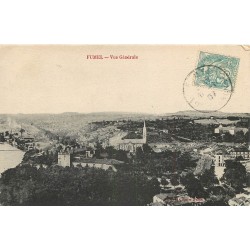 47 FUMEL. Vue générale de la Ville 1907