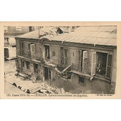 92 LEVALLOIS-PERRET. Maison détruite après le bombardement des Zeppelins