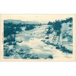 carte postale ancienne 34 MURVIEL-LES-BEZIERS. Rapides Orb 1933