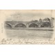 03 EBREUIL. 2 x cpa Tour de Matha et Pont sur la Sioule 1904
