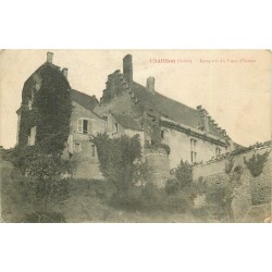 36 CHÂTILLON. Remparts du Vieux Château 1917