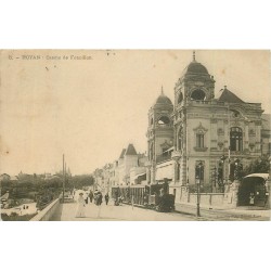 17 ROYAN. Train Tramway devant Casino de Foncillon 1904