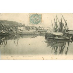 14 HONFLEUR. Bateaux de Pêche dans le Bassin du Centre 1908
