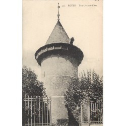 2 x cpa 76 ROUEN. Tour Jeanne d'Arc et Fontaine Sainte-Marie