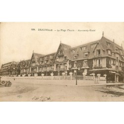 2 cpa 14 DEAUVILLE. Normandy Hôtel et Casino Jardins