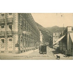 65 CAUTERETS. Hôtel d'Angleterre au Boulevard Latapie-Flurin vers 1907