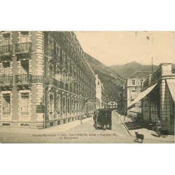 65 CAUTERETS. Hôtel d'Angleterre au Boulevard Latapie-Flurin vers 1907