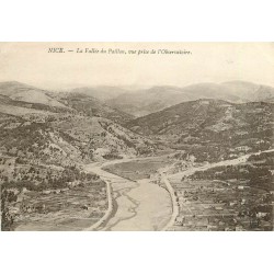 2 cpa 06 NICE. Vallée du Paillon 1924 et Jetée Promenade 1918