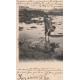 22 ILE BREHAT. Pêcheur de Crevettes vers 1905
