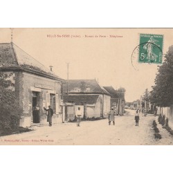 10 RILLY-SAINTE-SYRE. Bureau de Poste et Téléphone animation 1914