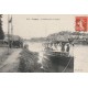 77 LAGNY SUR MARNE. Bateau vedette pour ballade sur la Marne près du Square 1914
