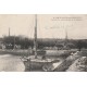 17 MORTAGNE-SUR-GIRONDE. La Rive, les Portes et bateau de Pêcheurs dans le Bassin 1917