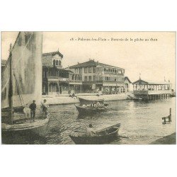 carte postale ancienne 34 PALAVAS-LES-FLOTS. Rentrée Pêche au Thon