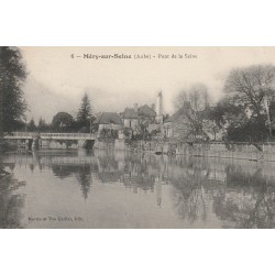 10 MERY-SUR-SEINE. Pont de la Seine 1916