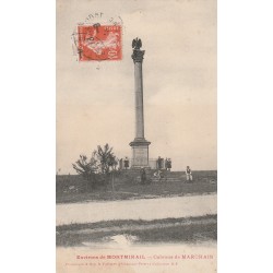 51 MONTMIRAIL. Colonne Marchais animation 1913