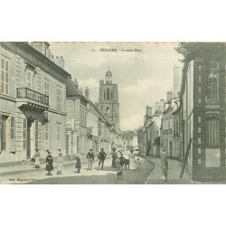 51 SEZANNE. Animation sur Grande Rue 1909