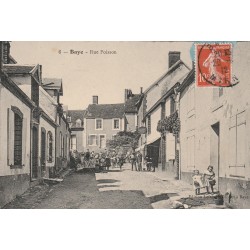 51 BAYE. Animation devant Epicerie Lefebure rue Poisson 1912