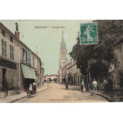 52 EURVILLE. Epicerie Grande Rue 1909 édition des Comptoirs Français