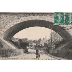 78 HARDRICOURT. Pont du Chemin de fer Route de Gaillon 1910