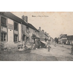 51 BAYE. Roulotte de Bohémiens Place de l'Eglise 1909