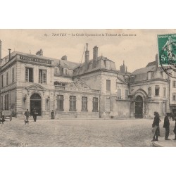 10 TROYES. Banque Crédit Lyonnais et Tribunal de Commerce 1908