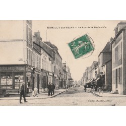 10 ROMILLY-SUR-SEINE. Librairie Rue de la Boule d'Or 1913