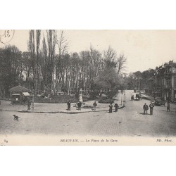 60 BEAUVAIS. Place de la Gare 1917