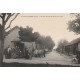 2 cpa 18 CAMP D'AVORD. Rue du Poste aéroplane, Bureau de Poste et Tabac tacot 1914