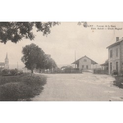 55 DUGNY. Avenue de la Gare 1914