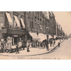 33 BORDEAUX. Tabac cartes postales sur les Allées de Tourny et Grand Trottoir