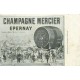 51 EPERNAY. Grand tonneau du Champagne Mercier pour Exposition Universelle de 1889...