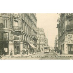 92 LEVALLOIS-PERRET. Banque Nationale de Crédit et Crédit Lyonnais rue du Président Wilson