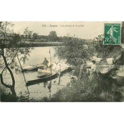 77 LAGNY. Le Dimanche, les plaisirs de la Pêche 1909