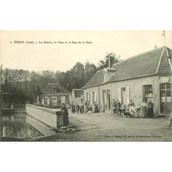 60 ETOUY. Brèche, Pont et Café Terminus rue de la Gare