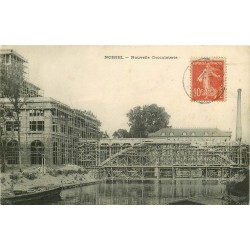 77 NOISIEL. Nouvelle Chocolaterie en construction 1908