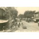 33 BORDEAUX. Boulevard de Talence, Tram charette et Cafés 1915