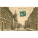 55 LEROUVILLE. Attelage Rue Nationale 1908