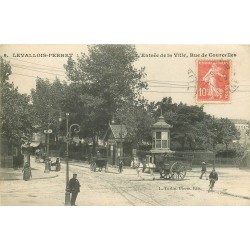 92 LEVALLOIS-PERRET. Octroi Entrée de Ville rue de Courcelles 1908