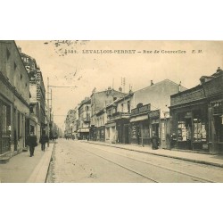 92 LEVALLOIS-PERRET. Hôtel et Papeterie rue de Courcelles 1914