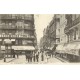 2 cpa 33 BORDEAUX. Rue Sainte-Catherine et Place Richelieu 1914