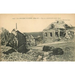80 COMBLES. Le Village bombardé Guerre 1914-17