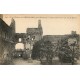 carte postale ancienne 46 CASTELNAU-BRETENOUX. Château Cour