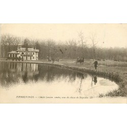 60 PIERREFONDS. Chalet chasse de Napoléon tampon Hôpital 1917