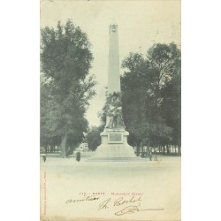 2 cpa 54 NANCY. Monument Carnot et Grilles Place Stanislas 1900-02