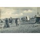 2 cpa 14 RIVA-BELLA. Tentes et voitures ancienne à l'Entrée de la Plage 1928