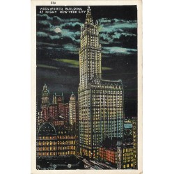 3 cpa NEW YORK CITY. Woolworth Building, Pennsylvania Station & Post Office