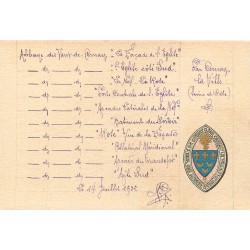 78 VAUX DE CERNAY. Emblême de la Ville et de son Abbaye 1932
